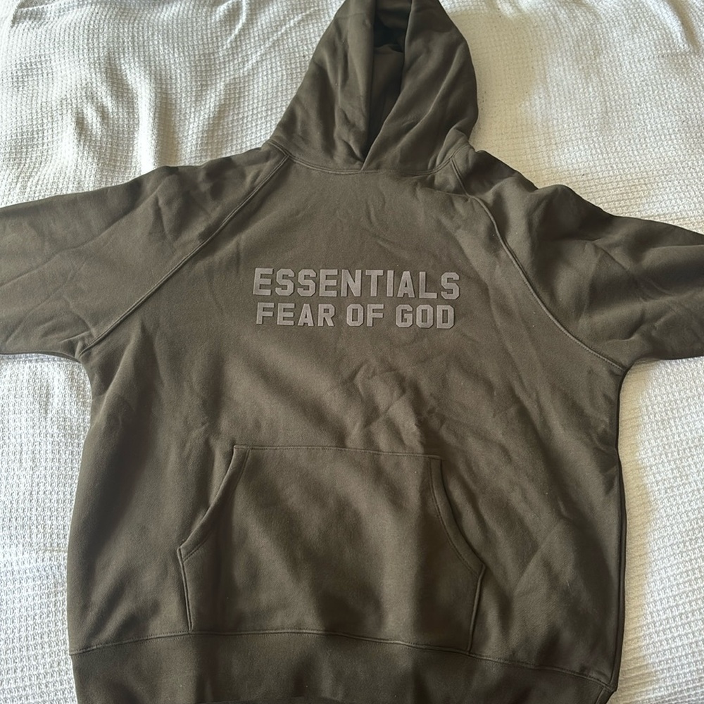 Essentials fear of god hoodie brand new
